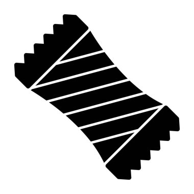 Şeker ikonunun vektör illüstrasyonu  