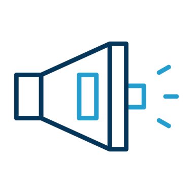 vektör sözcüsü Simgesi illüstrasyonu 