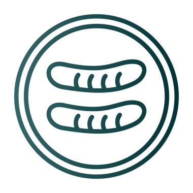 ekmek ikonu vektör illüstrasyonu