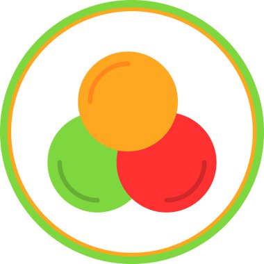 Yemek. Web simgesi basit illüstrasyon