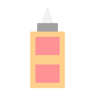 Düzeltme sıvısı. Web simgesi basit illüstrasyon