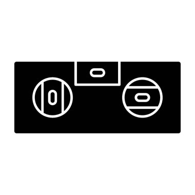 Vektör illüstrasyonu, simge ögesi arkaplanı