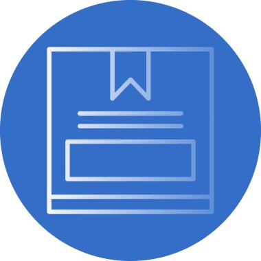 kutu simgesi, vektör illüstrasyonu basit tasarım