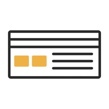 Kredi kartı vektör illüstrasyonu 