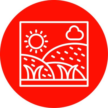 Güneş Simgesi Vektör illüstrasyonu