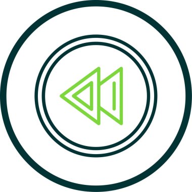 Simge vektör illüstrasyon tasarımını geri al