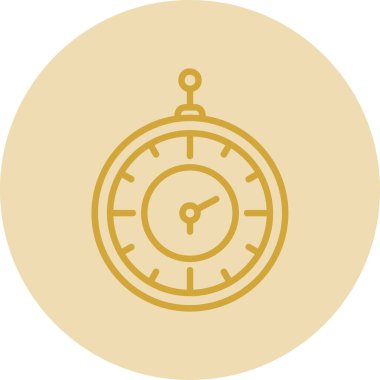 Eski saat. Web simgesi basit tasarım