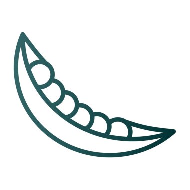 Düz biçimli yeşil yaprak ekoloji simgesi