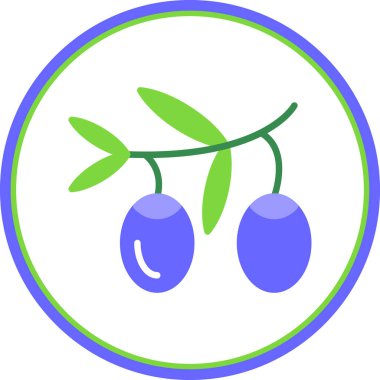 Taze meyve. Basit tasarım