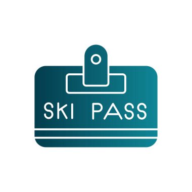 Kayak kartı. Web simgesi basit illüstrasyon         