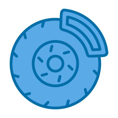 lastik simgesi vektör illüstrasyonu