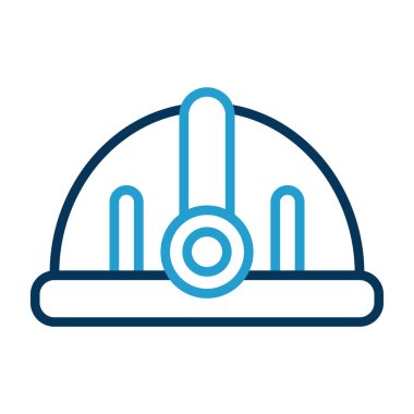 Meşale başlığı ikon vektör çizimi