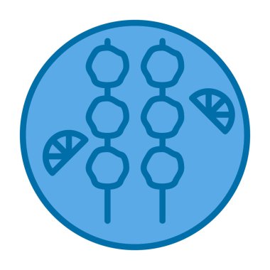 Gıda simgesinin vektör illüstrasyonu