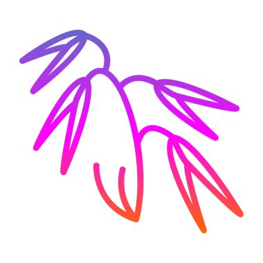 Bir tüy için vektör illüstrasyonu