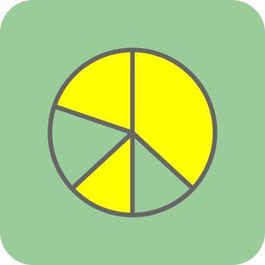 pasta grafiği vektör çizim