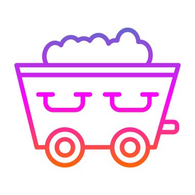 Tramvay Simgesi vektör çizimi