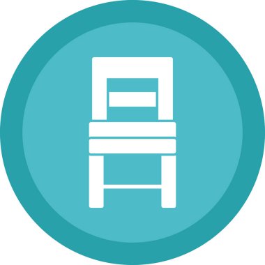 Mobilya. Web simgesi basit illüstrasyon