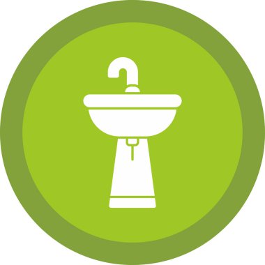 Tuvalet. Web simgesi basit tasarım