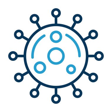 Virüs. Web simgesi basit illüstrasyon 