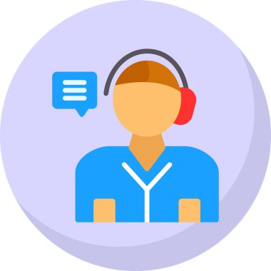 Müşteri çağırma simgesi vektörü