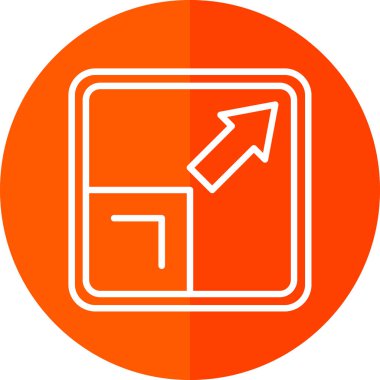 ok vektörü simgesi modern basit illüstrasyon