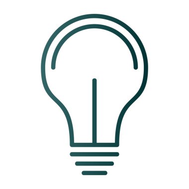 ampul izole edilmiş simge tasarımı, vektör illüstrasyonu 