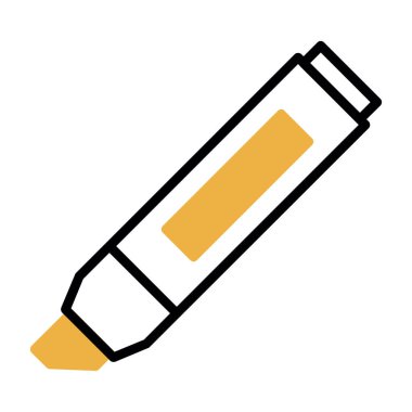 Vurgulama simgesi vektör illüstrasyonu