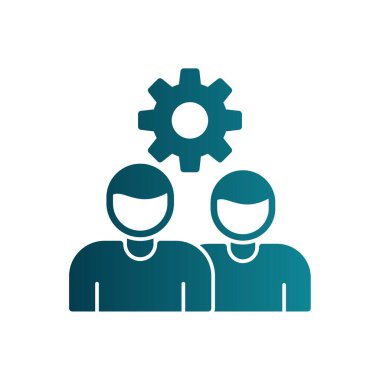 İş adamları takım çalışması ikon vektör illüstrasyon tasarımı