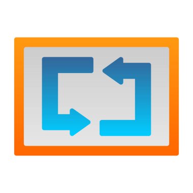 Web simgesi, vektör illüstrasyonunu tekrarla