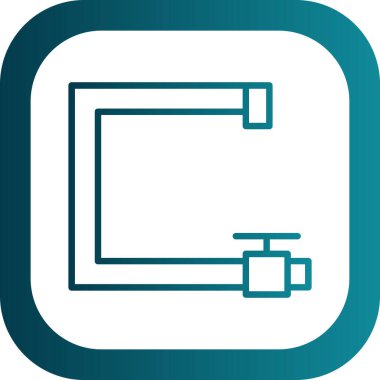 Modern b 'nin vektör illüstrasyonu eksik simgesi