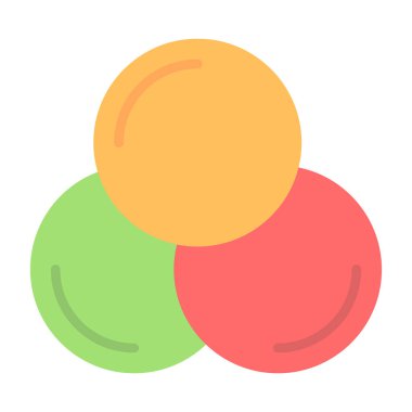 Paleti düz vektör simgesi