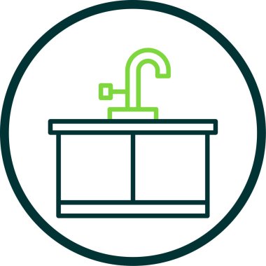 Kitchen sink icon.web simple illustration