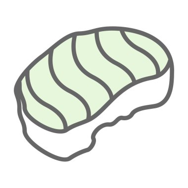 Karalama deniz kabuğu, illüstrasyon, beyaz arkaplanda vektör