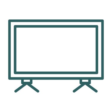 renk televizyon simgesi, düz renk biçimi