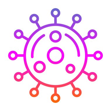 Virüs. Web simgesi basit illüstrasyon 