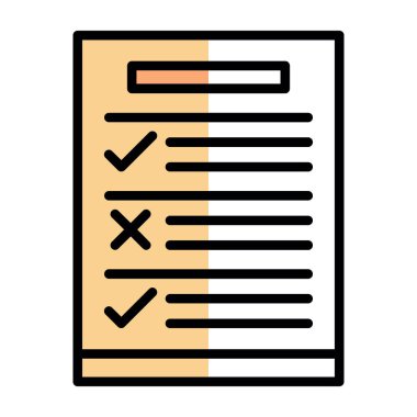 rapor web çizgisi simgesi, vektör illüstrasyonu 