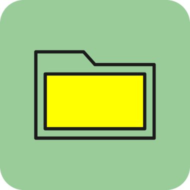 Dosya. Web simgesi basit illüstrasyon 