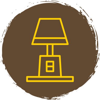 Lamba. Web simgesi vektör illüstrasyonu 