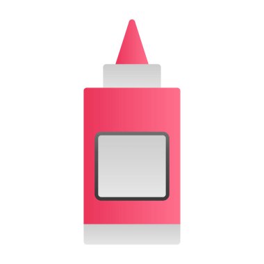 Yapıştırıcı web simgesi, basit vektör illüstrasyonu