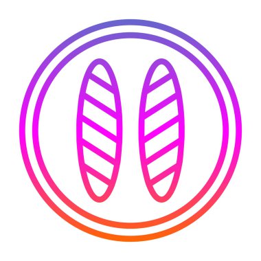 Bir kelebeğin karikatür simgesinin vektör çizimi