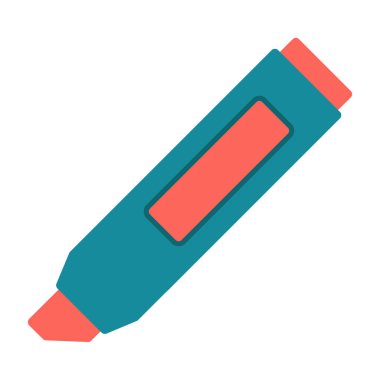 Vurgulama simgesi vektör illüstrasyonu