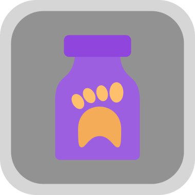 Katı biçimdeki hayvan yazdırma simgesi