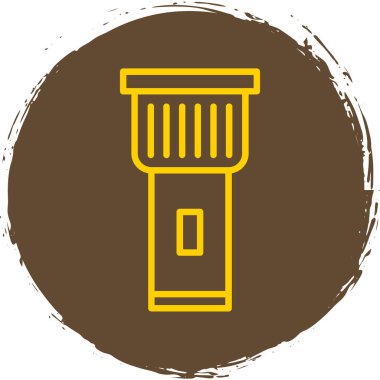 Bir kahve makinesi simgesinin vektör çizimi