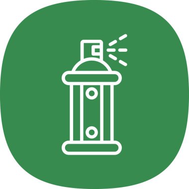 Sprey boya kutusu simgesi basit illüstrasyon