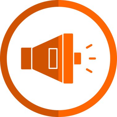 vektör sözcüsü Simgesi illüstrasyonu 