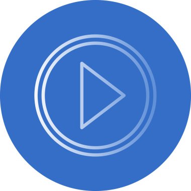 Düz oyun. Web simgesi basit illüstrasyon