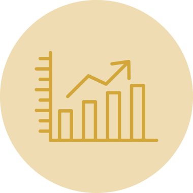 iş grafiği simgesi, vektör illüstrasyonu basit tasarım