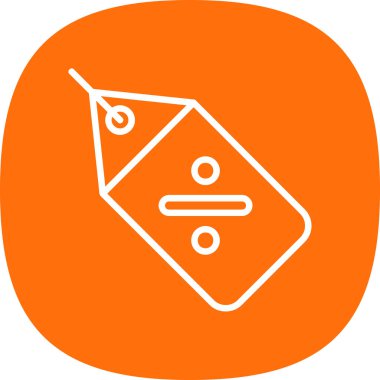 Fiyat etiketi web simgesi, vektör illüstrasyonu