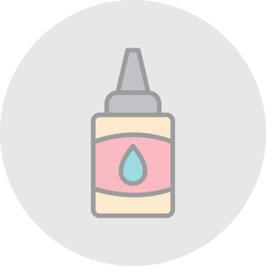 Yapıştırıcı web simgesi, basit vektör illüstrasyonu