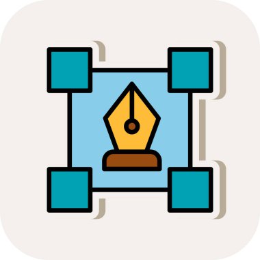 Web simgesi vektör illüstrasyonu